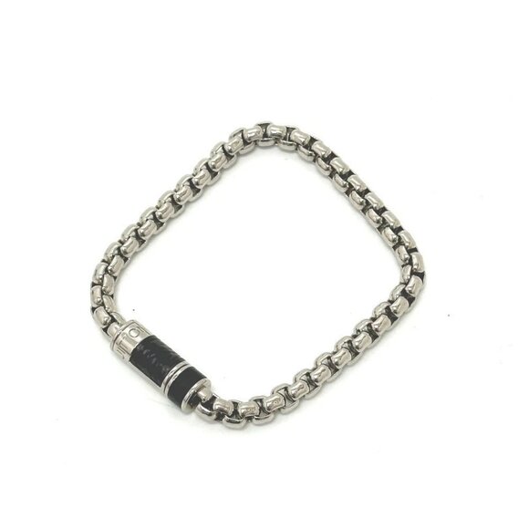 LOUIS VUITTON M63107 Bracelet-Chain Monogram-Eclipse Accessories Bracelet - Picture 1 of 12